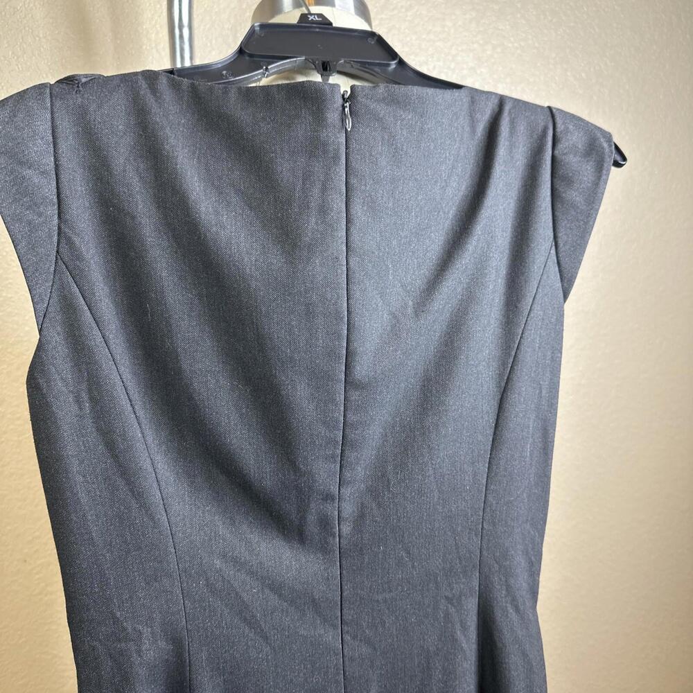 Tahari viscose Women’s Size 4 Gray Office‎ Dress - Picture 6 of 7